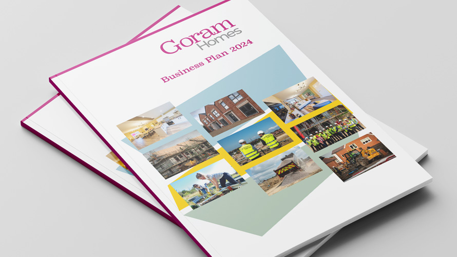 Goram Homes Business Plan 2024-25 cover